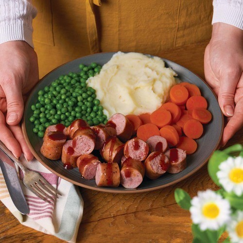 Pebbles Frozen Dinner Farmer Sausage 600 g