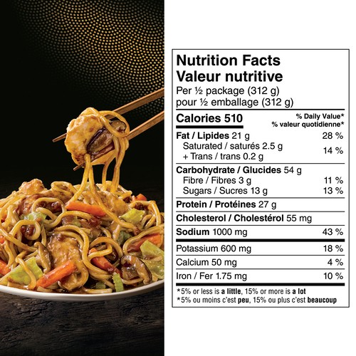 P.F. Chang's Frozen Meal Bowl Chicken Lo Mein Home Menu 312 g