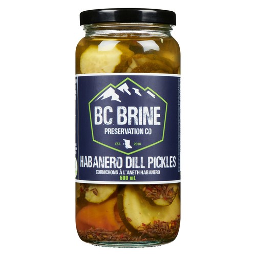 BC Brine Pickles Dill Habanero 500 ml