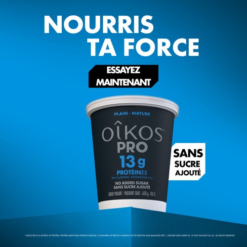 Oikos Yogourt grec nature riche en protéines 650 g