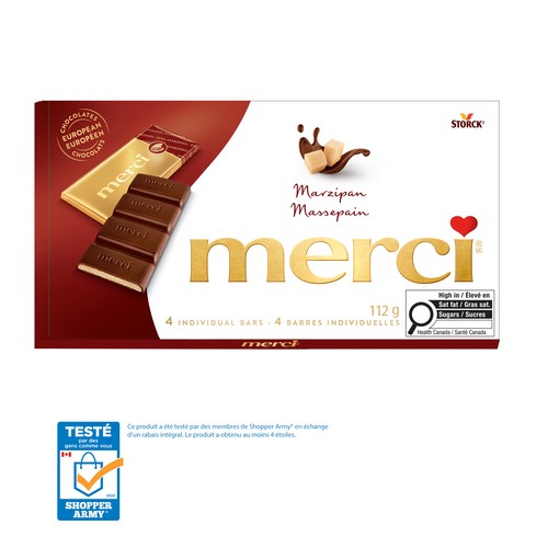 Merci Marzipan Chocolate Tablet 112 g