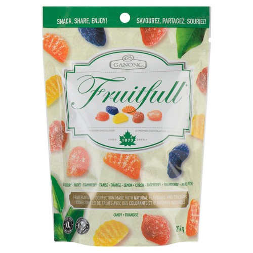 Ganong Fruitfull Candy 214 G