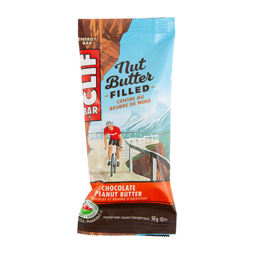 Clif Organic Energy Bar Nut Butter Filled Chocolate Peanut Butter 12 x 50 g