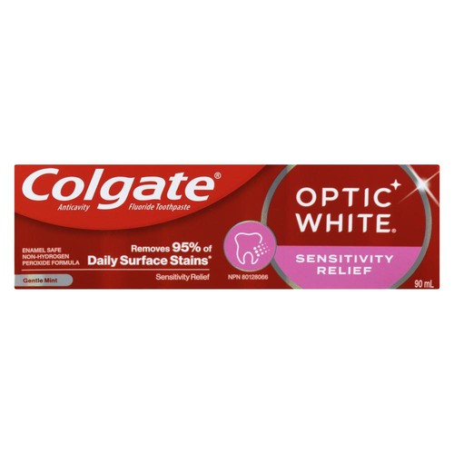 Colgate Optic White Toothpaste Sensitive Relief 90 ml