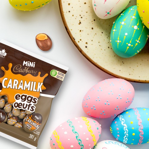 Cadbury Mini Caramilk Candy Eggs 381 g