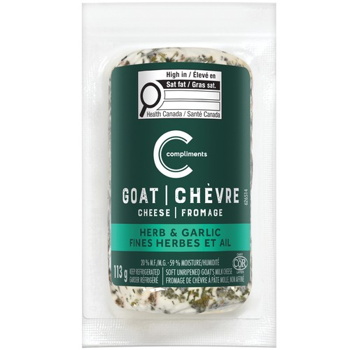 Compliments Goat Cheese Herb & Garlic 113 g