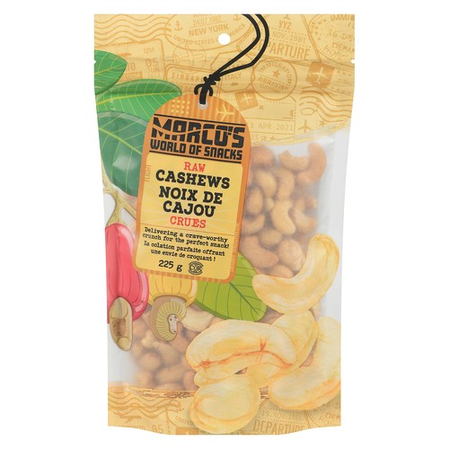 Marco's World Of Snacks Cashews Raw 225 g