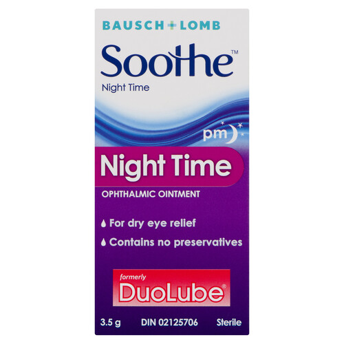 Bausch + Lomb Ophthalmic Ointment Soothe Night Time 3.5 g