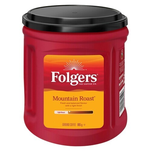 Folgers Ground Coffee Mountain Roast 865 g