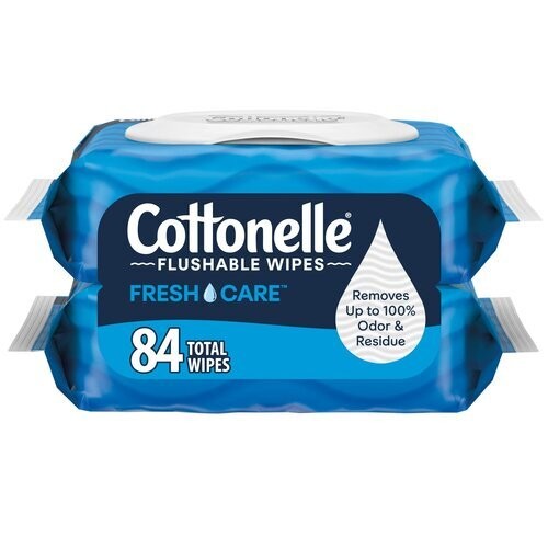Cottonelle Fresh Care Flushable Wet Wipes 2 Packs x 42 Wipes 