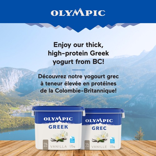 Olympic 2% Greek Yogurt Vanilla 1.75 kg