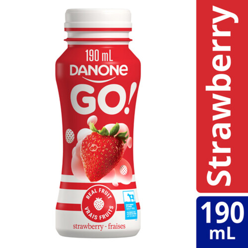 Danone Go! Drinkable Yogurt Strawberry 190 ml