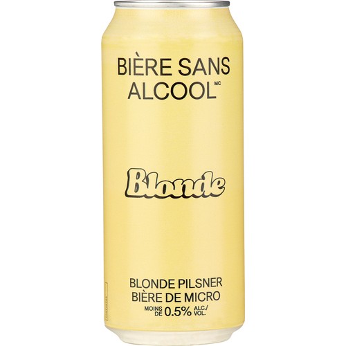 Bière Sans Alcool Non Alcoholic Beer Blonde Pilsner 473 ml (can)