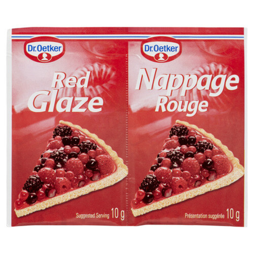 Dr. Oetker Red Cake Glaze 2 x 10 g