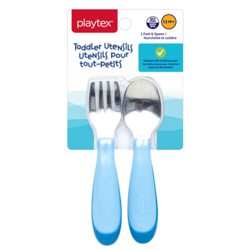 Playtex Baby Fork & Spoon Set 