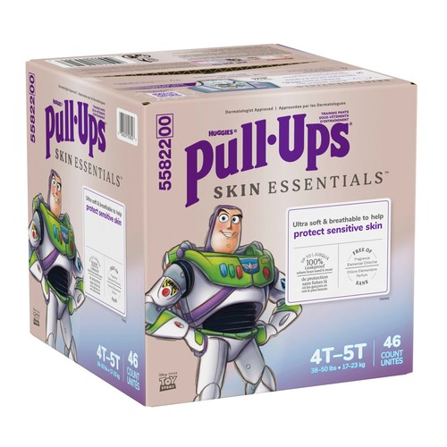 Pull-Ups Boys' Skin Essentials Training Pants 4T-5T 46 Ct