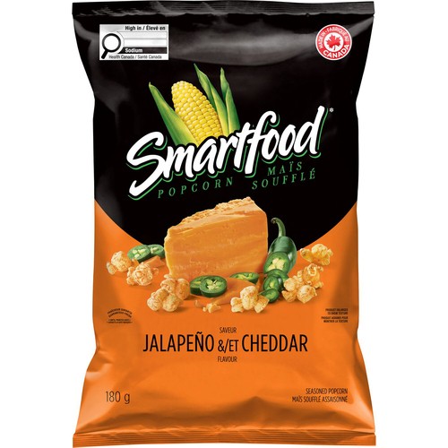 Smartfood Seasoned Popcorn Jalapeño & Cheddar 180 g