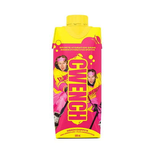 Cwench Sports Hydration Drink Pink Lemon Flow 500 ml