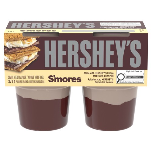 Hershey's Refrigerated Pudding Snacks S'mores 4 x 93 g