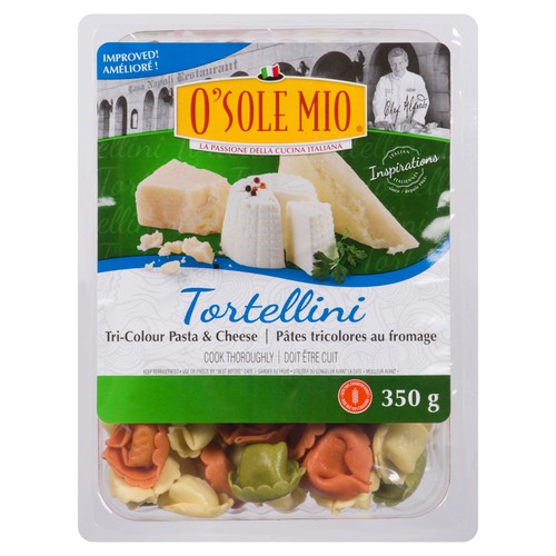 O'Sole Mio 3 Coloured Cheese Tortellini 350 g