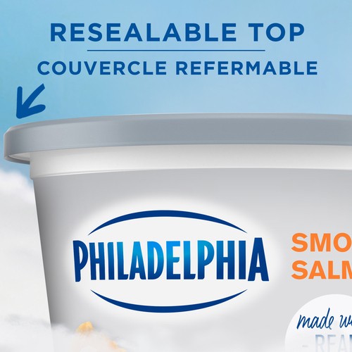 Philadelphia Cream Cheese Product Smoked Salmon 340 g