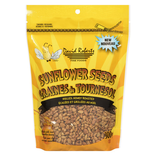 David Roberts Sunflower Seeds Honey Roasted 300 g