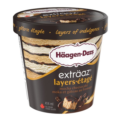 Häagen-Dazs Ice Cream Extraaz Layers Mocha Cheesecake 414 ml