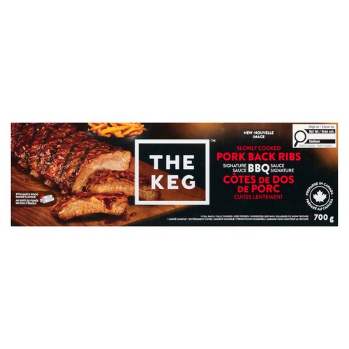 The Keg Frozen BBQ Pork Back Ribs 700 g