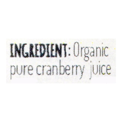 Patience Fruit & Co. Organic Juice Pure Cranberry 946 ml