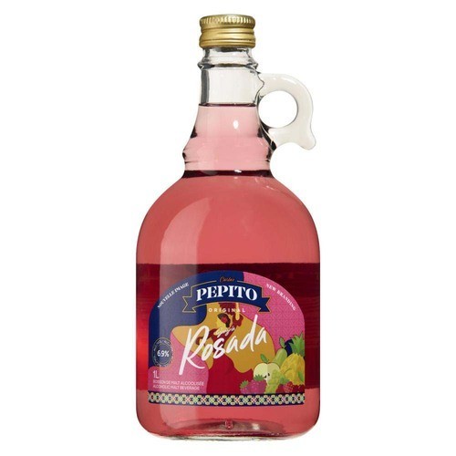 Pepito Alcoholic Malt 6.9% Alcohol Original Sangria Rosada 1 L