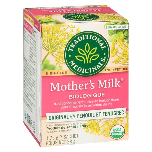 Traditional Medicinals Herbal Tea Mother's Milk 16 Tea Bags