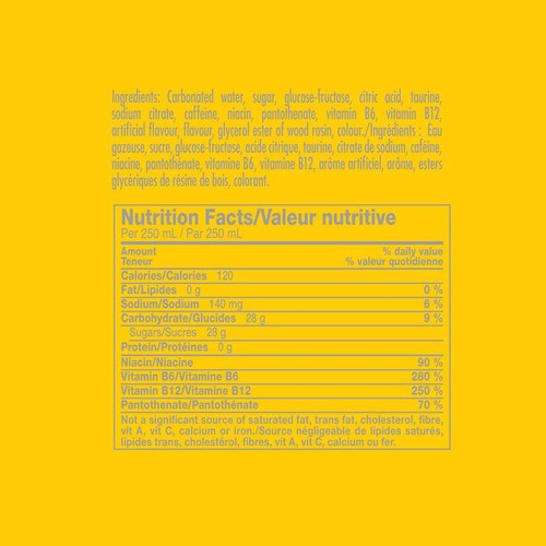 Red Bull Energy Drink Yellow Edition Tropical 4 x 250 ml (cans)