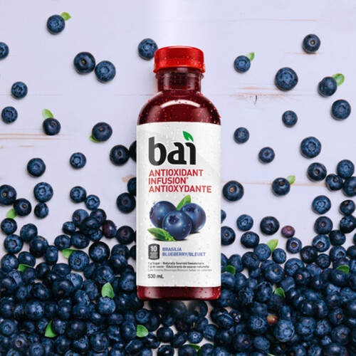 Bai Antioxidant Infusion Beverage Brasilia Blueberry 530 ml (bottle)