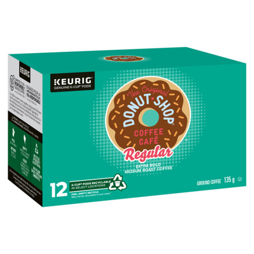 The Original Donut Shop Coffee Pods Regular Medium Roast 12 K-Cups 135 g