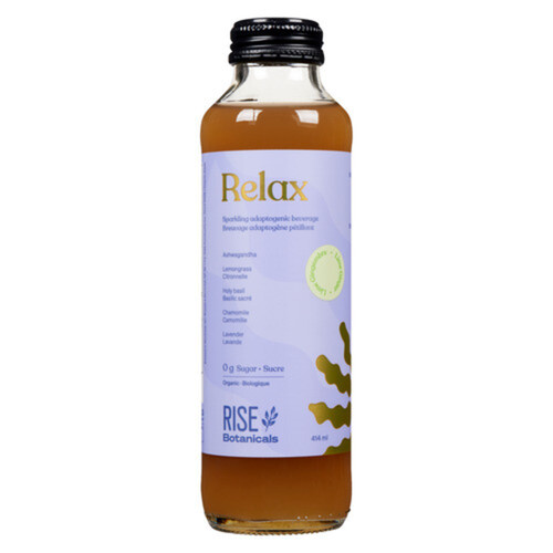 Rise Botanicals Organic Kombucha Relax Tea Drink 414 ml (bottle)