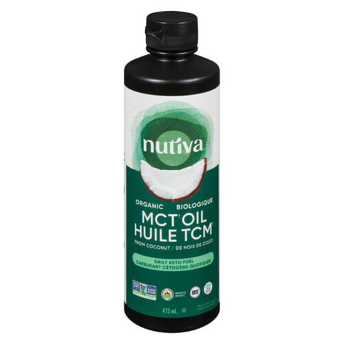 Nutiva Organic Medium Chain Triglycerides Oil From Coconut 473 ml