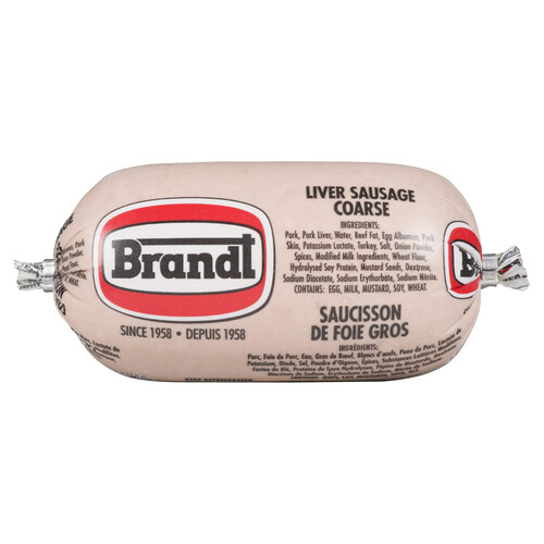 G. Brandt Coarse Liver Sausage Chub 250 g