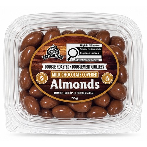 Farm Boy Double Roasted Almonds Milk Chocolate Covered 275 g