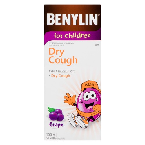 Benylin Cough Syrup for Children Grape Flavour 100 ml