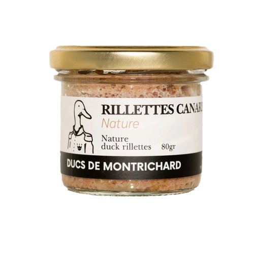 Ducs de Montrichard Duck Rillettes Canard Nature 80 g