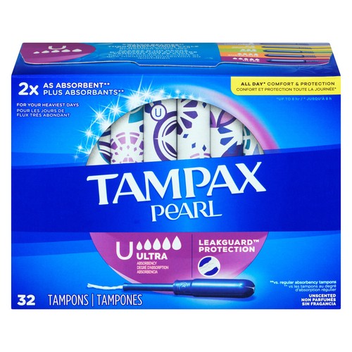 Tampax Pearl Tampon Ultra 32 Count