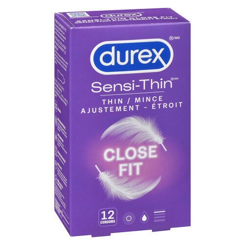 Durex Sensi-Thin Condoms Thin Close Fit 12 Count