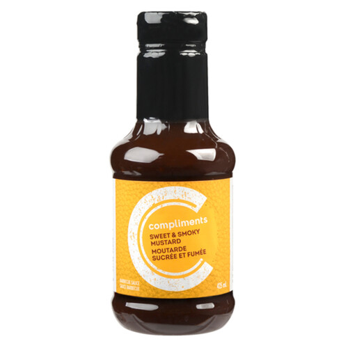 Compliments BBQ Sauce Mustard Sweet & Smoky 425 ml