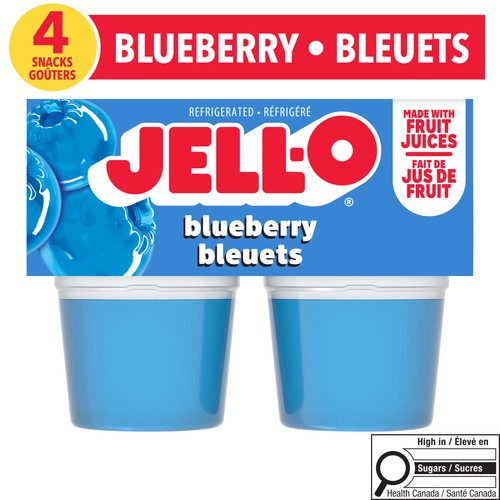 Jell-O Gel Snacks Blueberry 384 g