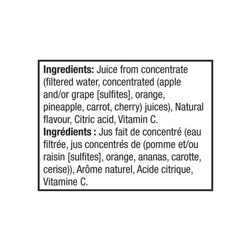 SunRype Juice Fruit Medley Boxes 5 x 200 ml