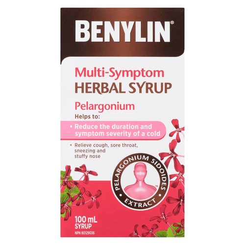 Benylin Adult Cough Syrup Pelargonium 100 ml