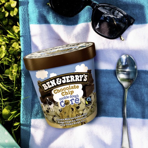 Ben & Jerry's Ice Cream Chocolate Chip Cookie Dough Core 473 ml