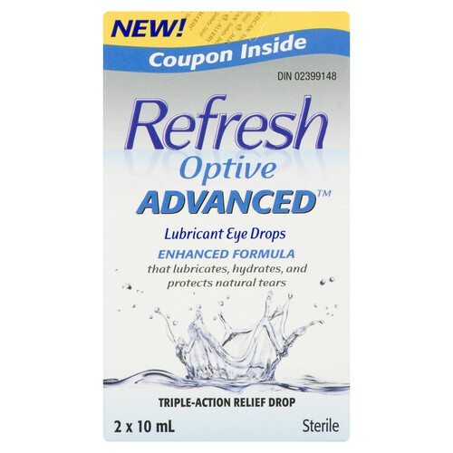 Refresh Optive Advanced Eye Drops 20 ml