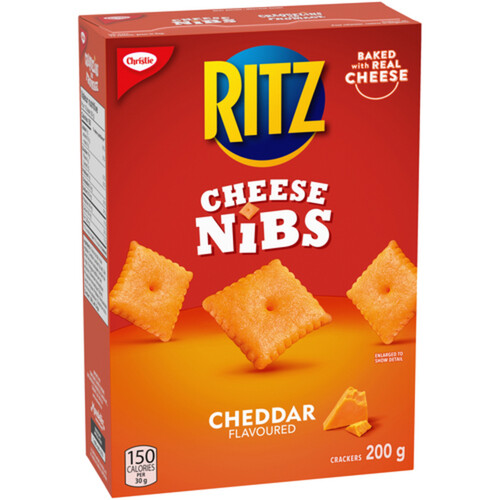 Ritz Cheese Nibs Crackers Cheddar 200 g