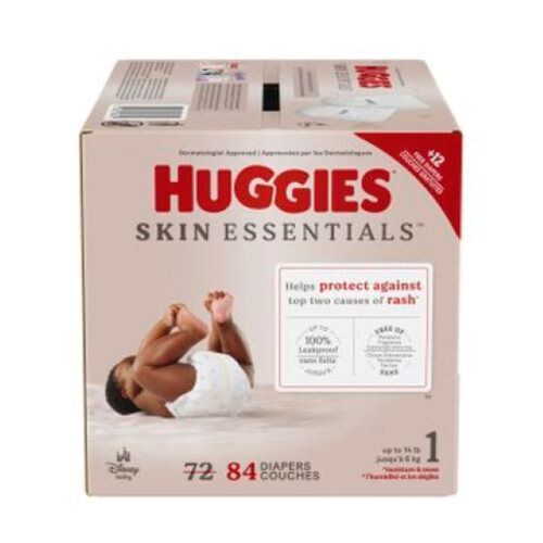 Huggies Skin Essentials Diapers Junior 84 Count